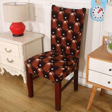 Load image into Gallery viewer, Covers for Dining Room Seat Protector Stretch Removable Printed Chair Cover Elastic Seat Chair Covers Removable And Washable Stretch Banquet Hotel Dining Room Washable Furniture Chair for Kids Pets Home Ceremony Banquet Wedding Party