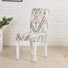 Load image into Gallery viewer, Covers for Dining Room Seat Protector Stretch Removable Printed Chair Cover Elastic Seat Chair Covers Removable And Washable Stretch Banquet Hotel Dining Room Washable Furniture Chair for Kids Pets Home Ceremony Banquet Wedding Party
