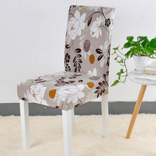 Load image into Gallery viewer, Covers for Dining Room Seat Protector Stretch Removable Printed Chair Cover Elastic Seat Chair Covers Removable And Washable Stretch Banquet Hotel Dining Room Washable Furniture Chair for Kids Pets Home Ceremony Banquet Wedding Party