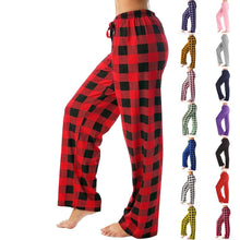 Load image into Gallery viewer, Cozy Buffalo Plaid Cotton Pajama Pants