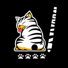 Load image into Gallery viewer, Creative Cat Moving Tail Paws Car Stickers Windshield Rear 3D Window Wiper Cartoon Car Decal Stickers Funny Car Decals and Stickers Cartoon Funny Cat Moving Tail Stickers Windshield Wiper Decals Exterior Accessories for Cars Windshield Wiper Decals