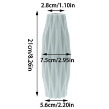 Load image into Gallery viewer, Creative Flower Vase White Imitation Ceramic Flower Pot Home Decor Plastic Vase Centerpieces and Events Ornamnet Decoration For Wedding Home Office Party Hotel Yard Restaurant Patio Festive Furnishing