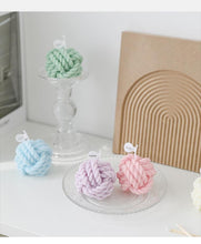 Load image into Gallery viewer, Creative Handmade Wool Ball Candle Scented Candle Hand Poured Scented Handmade Candle Decorative Candle For Bedroom Bathroom Aromatherapy Candle Gift Box Essential Oil Scented Candle Home Decoration
