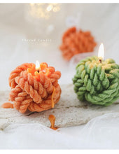 Load image into Gallery viewer, Creative Handmade Wool Ball Candle Scented Candle Hand Poured Scented Handmade Candle Decorative Candle For Bedroom Bathroom Aromatherapy Candle Gift Box Essential Oil Scented Candle Home Decoration