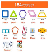 Load image into Gallery viewer, Mandotos Creative Magnet Constructors Magnetic Building Blocks Educational Construction Set For STEM Learning