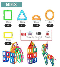 Load image into Gallery viewer, Mandotos Creative Magnet Constructors Magnetic Building Blocks Educational Construction Set For STEM Learning