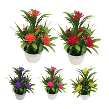 Load image into Gallery viewer, Creative Mini Artificial Fake Flower Potted Bonsai for Christmas New Year Wedding Party Garden Resturant Table Home Decor Mini Potted Plastic Succulents for Home Office Room Decor
