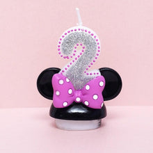 Load image into Gallery viewer, Creative Scented Birthday Weddings Art Candles Digits Cartoon Flameless Candle Cake for Children Gifts Happy Birthday Decoration Children Cute Birthday Cake Candle Party Cake Decoration