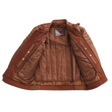 Load image into Gallery viewer, Crusader Men's Motorcycle Leather Jacket