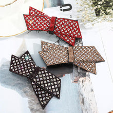 Load image into Gallery viewer, Crystal Big Bow Barrettes Hair Clips For Women Ponytail Holder Girls Hair Accessories Rhinestone Hairpins Fashion Hairgrips Band Accessories For Party