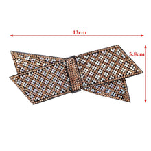 Load image into Gallery viewer, Crystal Big Bow Hair Clips For Women Girls Hair Accessories Rhinestone Hairpins Plastic Hairgirps Retro Barrette Headwear Gorgeous Hair Accessories For Women