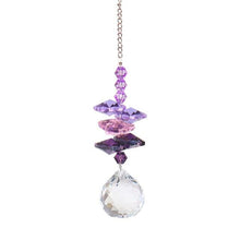 Load image into Gallery viewer, Crystal Garden Sun-catcher Hanging Crystals Prisms Ornament For Window Glass Chandelier Solar Hummingbird Owl Wind Chimes Rainbow Chaser Garden Hanging Curtain Pendant Home Decor Gift Boxed Sun Catcher Gift Idea For Mom Friends Grandma Hummingbird