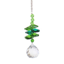 Load image into Gallery viewer, Crystal Garden Sun-catcher Hanging Crystals Prisms Ornament For Window Glass Chandelier Solar Hummingbird Owl Wind Chimes Rainbow Chaser Garden Hanging Curtain Pendant Home Decor Gift Boxed Sun Catcher Gift Idea For Mom Friends Grandma Hummingbird