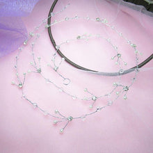 Load image into Gallery viewer, Crystal Pearl Hair Belt Wedding Bridal Hair Ornaments Hair Jewelry Decorations for Brides Wedding Gorgeous Hair Accessories For Women
