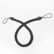 Load image into Gallery viewer, Curtain Tie Backs Gold Handmade Weave Curtain Holder Clip Buckle Rope Home Decorative Room Accessories Curtain Tieback Curtain Handmade Tiebacks Ropes Holdbacks 74CM