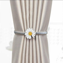 Load image into Gallery viewer, Curtain Tieback High Quality Elastic Holder Hook Buckle Clip Pretty And Fashion Polyester Decorative Home Accessories Leaves Curtain Holder Holdback For Window Drapery Convenient Office Home Decoration Buckle Holdbacks Curtain Straps