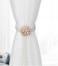 Load image into Gallery viewer, Curtain Tieback High Quality Elastic Holder Hook Buckle Clip Pretty And Fashion Polyester Decorative Home Accessories Modern Simple Style Curtain Tie Backs