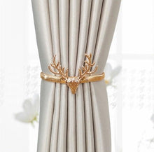 Load image into Gallery viewer, Curtain Tieback High Quality Elastic Holder Hook Buckle Clip Pretty And Fashion Polyester Decorative Home Accessories Modern Simple Style Curtain Tie Backs