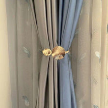 Load image into Gallery viewer, Curtain Tieback High Quality Holder Hook Buckle Clip Pretty and Fashion Polyester Decorative Home Accessories Magnetic Decorative Drapes Holdbacks Curtain Tiebacks Clips