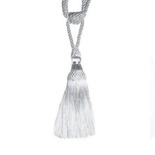 Load image into Gallery viewer, Curtain Tiebacks Tassel Curtain Clips Rope Curtain Tie Backs Holdbacks Decorative Curtain Holder Accessories For Drape Curtain Holdbacks Braided Buckle Home Decorative Window Drapery Ball Tassels Tieback 50cm