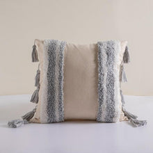 Load image into Gallery viewer, Cushion Cover Cotton Linen Pillowcase Tufted Beige Decorative Fashionable Cotton Hand-Woven Throw Pillow Covers Tufted Pillow Covers Bedroom Throw Pillow Cushion For Bed Home