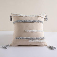 Load image into Gallery viewer, Cushion Cover Cotton Linen Pillowcase Tufted Beige Decorative Fashionable Cotton Hand-Woven Throw Pillow Covers Tufted Pillow Covers Bedroom Throw Pillow Cushion For Bed Home