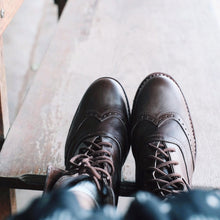 Load image into Gallery viewer, Custom Handmade Lace Up Victorian Boots