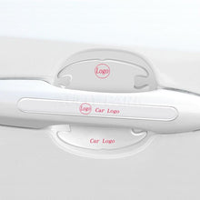 Load image into Gallery viewer, Custom Logo Car Door Sticker Scratches Resistant Cover Auto Handle Protection Film Anti-Scratch Invisible Car Door Handle Stickers Fit for Mercedes Benz Carbon Fiber Protection Film Anti-Collision Protection Exterior Accessory Car Decor Car Stickers
