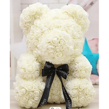 Load image into Gallery viewer, Cute artificial rose flower teddy bears gift box for home decor - Christmas Valentine's Day wedding day presents