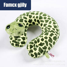 Load image into Gallery viewer, Cute Cartoon Animal U-shaped Memory Travel Pillow Neck Support Headrest Office Car Airplane Sleep Soft Travel Neck Pillow Animal for Neck & Head Support Cute Wild Life Stuffed Pillow Accessory for Naps Novelty Stuffed Animal For Adults And Children