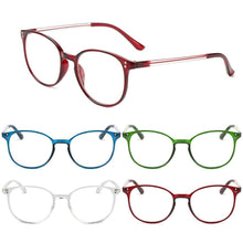 Load image into Gallery viewer, Cute Clear Optical Glasses Frame Women Square Frame Retro Eyeglasses High Definition Reading Glasses Unisex Anti Blue Light Eyeglasses Ultra Light PC Frames Glasses Vision Care Eyewear +1.00~4.00
