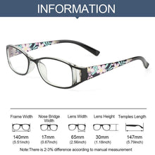 Load image into Gallery viewer, Cute Clear Optical Glasses Frame Women Square Frame Retro Eyeglasses High Definition Reading Glasses Unisex Anti Blue Light Eyeglasses Ultra Light PC Frames Glasses Vision Care Eyewear +1.00~4.00