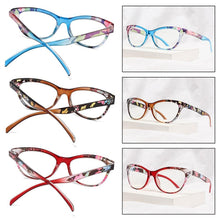 Load image into Gallery viewer, Cute Clear Optical Glasses Frame Women Square Frame Retro Eyeglasses High Definition Reading Glasses Unisex Anti Blue Light Eyeglasses Ultra Light PC Frames Glasses Vision Care Eyewear +1.00~4.00