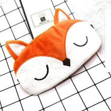 Load image into Gallery viewer, Cute Fox Animal Cotton Plush U Shape Neck Pillow Travel Car Home Pillow Nap Animal Pillow Health Care with Eye Mask Cute Fox U Shaped Neck Pillow for Car Airplane Traveling ,Animal Plush Stuffed Travel Pillow Travel Pillows Cartoon Planes Fox Animal