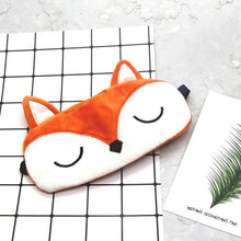 Load image into Gallery viewer, Cute Fox Animal Cotton Plush U Shape Neck Pillow Travel Car Home Pillow Nap Animal Pillow Health Care with Eye Mask Cute Fox U Shaped Neck Pillow for Car Airplane Traveling ,Animal Plush Stuffed Travel Pillow Travel Pillows Cartoon Planes Fox Animal