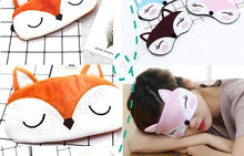 Load image into Gallery viewer, Cute Fox Animal Cotton Plush U Shape Neck Pillow Travel Car Home Pillow Nap Animal Pillow Health Care with Eye Mask Cute Fox U Shaped Neck Pillow for Car Airplane Traveling ,Animal Plush Stuffed Travel Pillow Travel Pillows Cartoon Planes Fox Animal