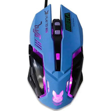 Load image into Gallery viewer, Cute Gaming USB Wired Mouse Girls Pink Computer Professional 2400 DPI Mouse Colorful Silent Mouse For PC