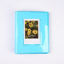 Load image into Gallery viewer, Cute Mini Holds 64 Photos Album Jelly Color Photo Album for Name Card 7s 8 25 50s Mini Photo Album Ring Binder Cover Refillable Notebook Photo Album