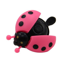 Load image into Gallery viewer, Cute Mini Lovely Beetle Cartoon Ring Bicycle Bell Ring Aluminum Alloy Bike Bell For Cycling Bike Bell Ride Horn Alarm Kid Funny Ladybug Cycling Ride Bike Ring Bell Bike Bells Suitable For Folding Bike Bicycle Horn Loud Sound