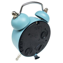 Load image into Gallery viewer, Cute Mini Metal Round Alarm Clock Desk Table Electronic Digital Clock Twin Bell Alarm Clock Metal Frame 3D Dial with Backlight Function Desk Table Clock for Home & Office Bedroom Living Room Alarm Clock Creative Home Decoration