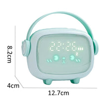 Load image into Gallery viewer, Cute Night Light Alarm Clock Timing Countdown Alarm Clock Kids Alarm Clock Pink for Girls Bedroom Ok to Wake Children's Sleep Trainer Wake Up Light & Night Light LED Smart Kids Alarm Clock Night Light For Home Decor