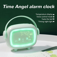 Load image into Gallery viewer, Cute Night Light Alarm Clock Timing Countdown Alarm Clock Kids Alarm Clock Pink for Girls Bedroom Ok to Wake Children's Sleep Trainer Wake Up Light & Night Light LED Smart Kids Alarm Clock Night Light For Home Decor