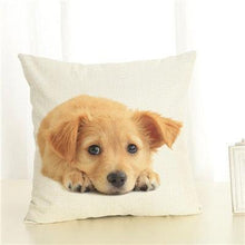 Load image into Gallery viewer, Cute Pet Dog Printed Cushion Cover Linen Pillow Cover Decorative Throw Pillow Cover For Sofa Chair Home