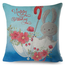 Load image into Gallery viewer, Cute Pillow Cover Cartoon Giraffe Fox Reindeer Animal Nordic Polyester Cotton Cushion Cover For Sofa Home Kids Room Decor Throw Pillow Cases Cartoon Animal Woodland Decorative Cotton Cushion Cover Home Baby Room Decor Standard Pillowcase