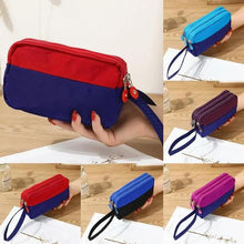 Load image into Gallery viewer, Cute Pink Leather Woman Wallet Fashion Stylish Zipper Mini Bag For Women Short Simple Wallets