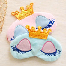 Load image into Gallery viewer, Cute Princess Eye Sleeping Mask Lightweight Eye Patch Comfortable Soft Blindfold Perfect For Blocking Light