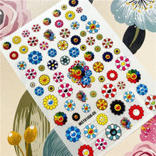 Load image into Gallery viewer, Cute rabbit Cute cat Japanese Justice Girl 3D Back Glue Nail Sticker Nail Decoration Nail Art Nail Ornament Self Adhesive Nail Decals for Nail Art Decoration Including Hearts Stars Letters Bowknot Leaves Flowers Plants Fruits Butterflies for Woman