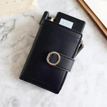 Load image into Gallery viewer, Cute Small Leather Purse For Women And Ladies Fashionable Card Bag Clutch Purse Money Clip Wallet For Females