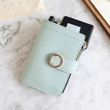 Load image into Gallery viewer, Cute Small Leather Purse For Women And Ladies Fashionable Card Bag Clutch Purse Money Clip Wallet For Females
