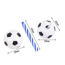 Load image into Gallery viewer, Cute Soccer Ball Football Candles For Birthday Party Kid Football Cake Candles Birthday Candles Soccer Candles Cupcake Toppers Cake Decorating Supplies Decor Wedding Garden Decoration Party Cake
